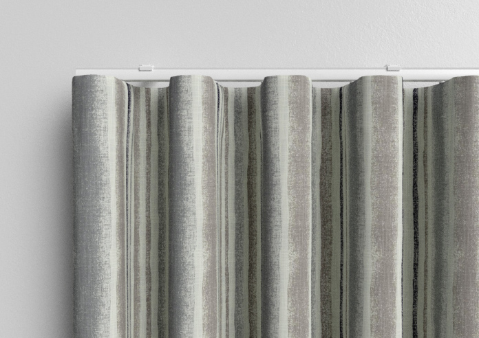 Guarda Stripe, Grey - Made to Measure Curtains - Image 13